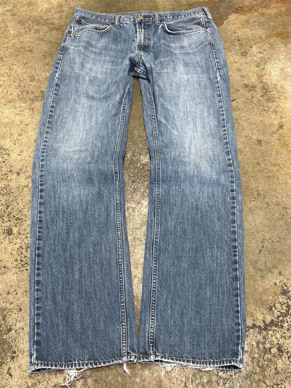 Y2K Bullhead Bootcut Jeans Men’s 34 x 32 Faded Distressed Archive Grunge Party